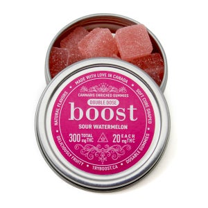 buy edibles online boost sour watermelon 300mg
