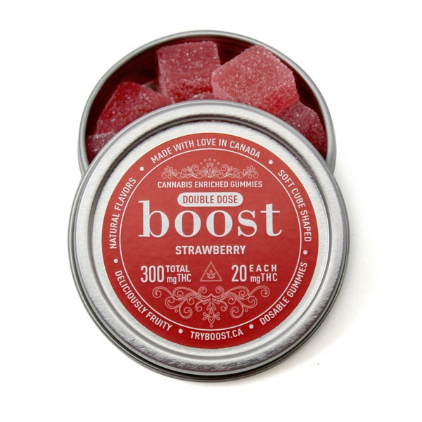 buy edibles online boost strawberry 300mg