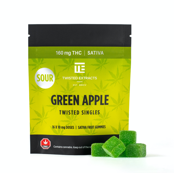 Twisted Singles Sour Green Apple 1