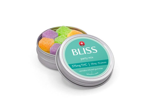 BLISS – Infused Gummies PARTY MIX – 375MG e1641608134771