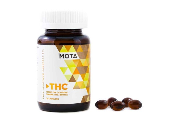Mota THC Capsules 100MG THC