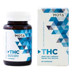 Mota THC Capsules 25MG THC 3
