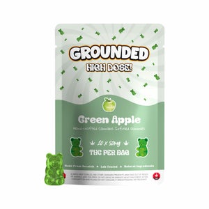 Pouches With Gummies Bears Green Apple scaled 1