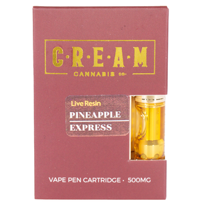 CREAM CANNABIS CO Live Resin Pineapple Express Vape Pen 500mg