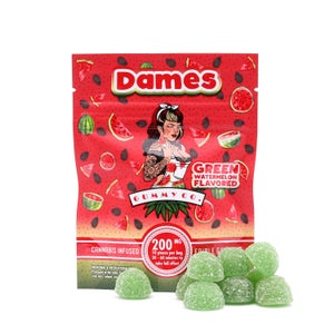 finished goods edibles dames gummies sour watermelon front 1
