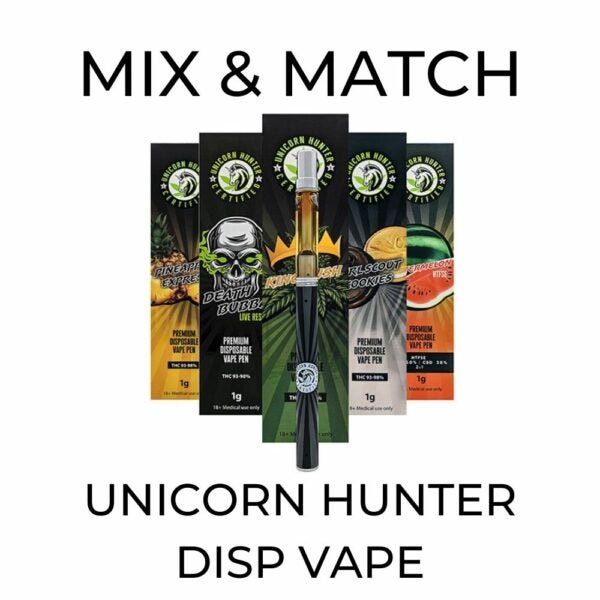 Unicorn Hunter Disposable Vape Pens Mix and Match 1