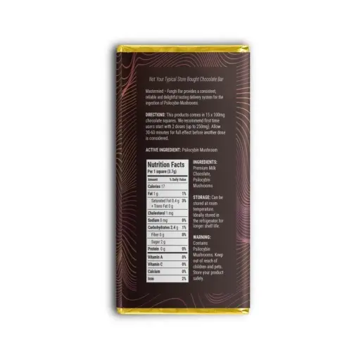 Mastermind - Funghi Chocolate Bar (1500mg) - Dark Chocolate - Image 2