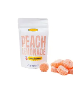 One Stop THC Gummies 500mg - Peach Lemonade