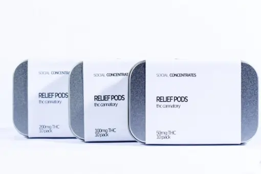 Social - Relief Pod THC Suppositories (200mg)