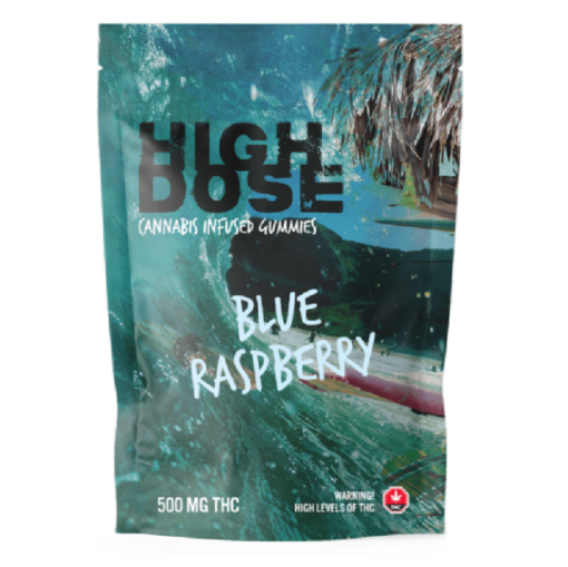 High Dose Gummies 1000mg - Blue Raspberry