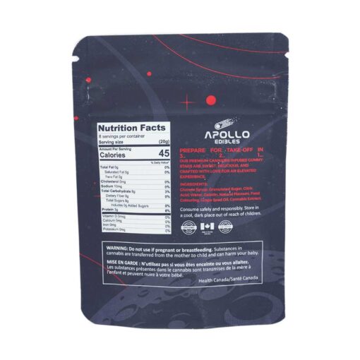 Apollo - Shooting Star Gummies (1000mg) - Sour Cherry (Sativa) - Image 2