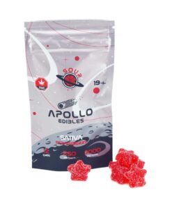 Apollo - Shooting Star Gummies (3000mg) - Sour Strawberry (Sativa)