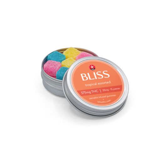 Bliss - THC Gummies (375mg) - Tropical Assorted - Image 2