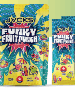 JACKS THC Powder Drink Mix - Funky Fruit Punch 1000mg