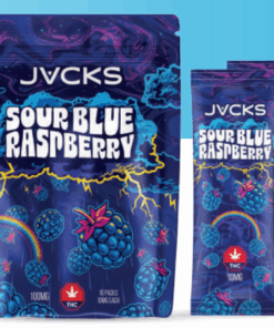 JACKS THC Powder Drink Mix - Sour Blue Raspberry 1000mg