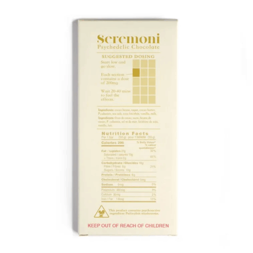 Seremoni Psilocybin Chocolate Bar (3000mg) - Sea Salt - Image 2