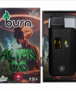 Burn Disposable Vape (3g) - Alien OG (Hybrid)