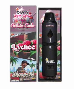 Burn Triple Threat Vape (9g) - Gelato Cake + Lychee + Snoop OG