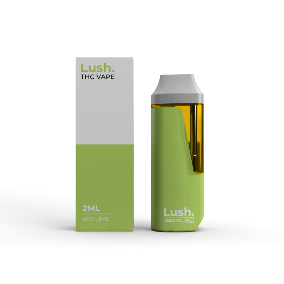 Lush - Discreet THC Disposable Vape (2 Grams) - Key Lime (Indica)