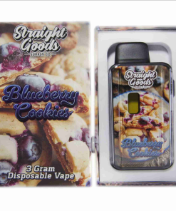 Straight Goods 3g Vape - Blueberry Cookies (Indica)