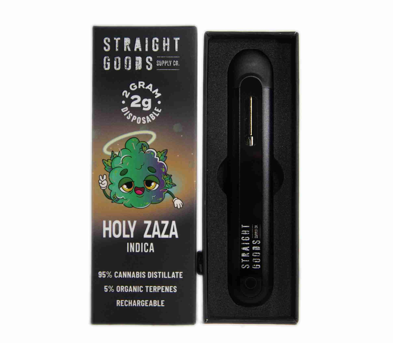 Straight Goods 2g Vape - Holy ZaZa (Indica)