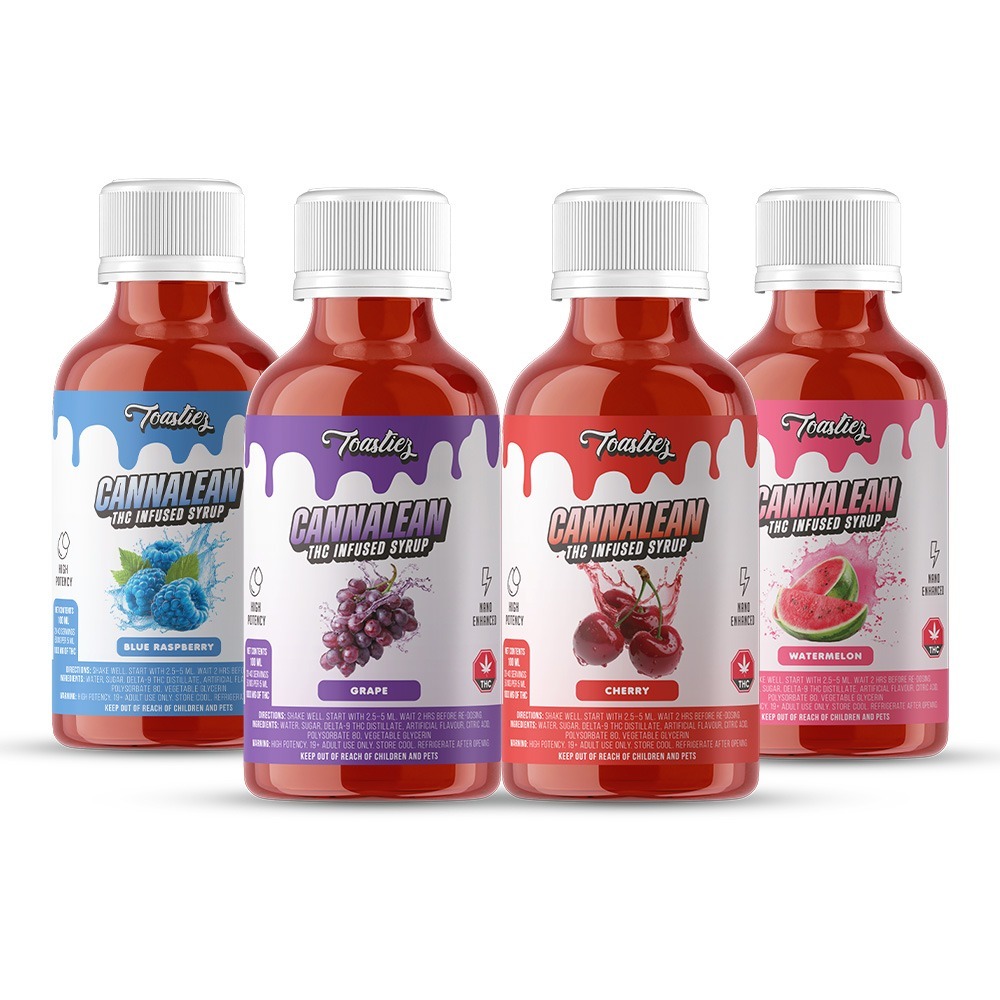 Toastiez Cannalean THC Syrup - Watermelon - Image 2