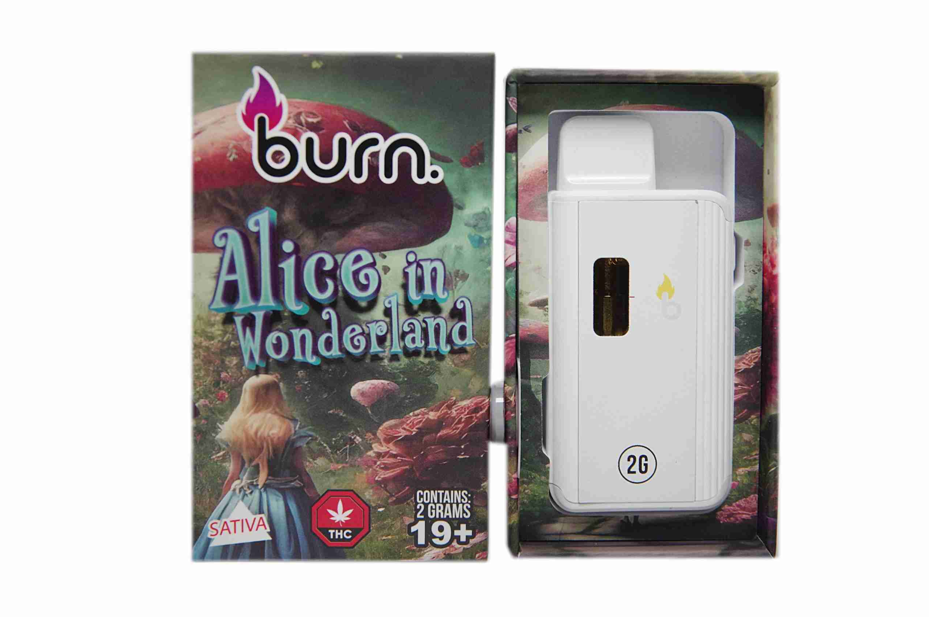 Burn Disposable Vape (2g) - Alice in Wonderland (Hybrid) 3 Burn Disposable Vape (2g) - Alice in Wonderland (Hybrid)