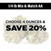 mix match flower quarter lb AA 1