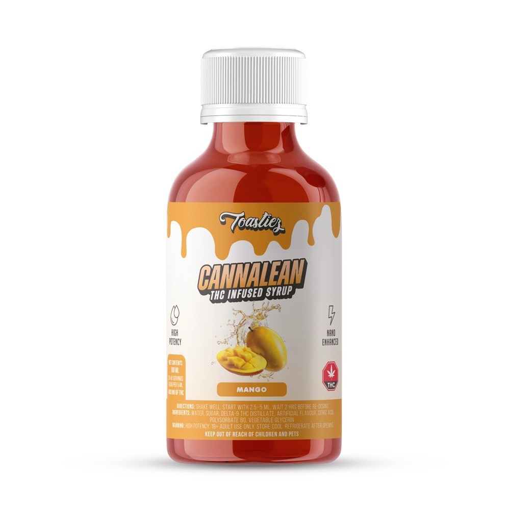 Toastiez Cannalean THC Syrup - Mango 3 Toastiez Cannalean THC Syrup - Mango