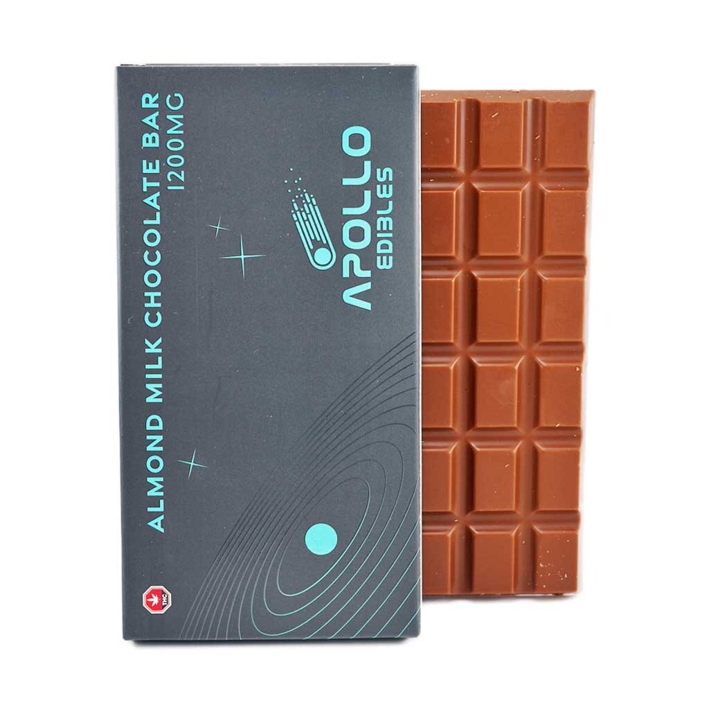 Apollo 1200mg THC Bar - Almond Milk Chocolate 2 Apollo 1200mg THC Bar - Almond Milk Chocolate