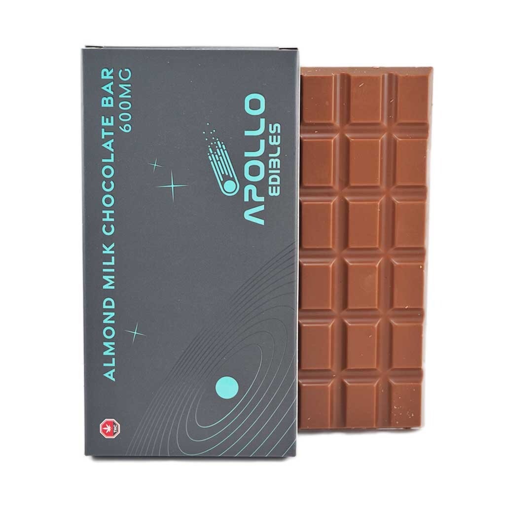 Apollo 600mg THC Bar - Almond Milk Chocolate 3 Apollo 600mg THC Bar - Almond Milk Chocolate