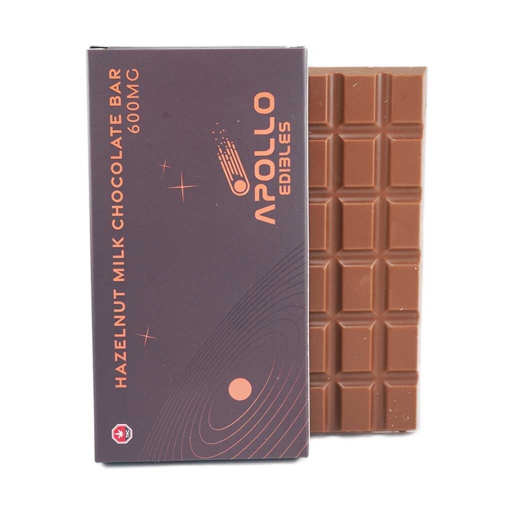 Apollo 600mg THC Bar - Hazelnut Milk Chocolate 3 Apollo 600mg THC Bar - Hazelnut Milk Chocolate