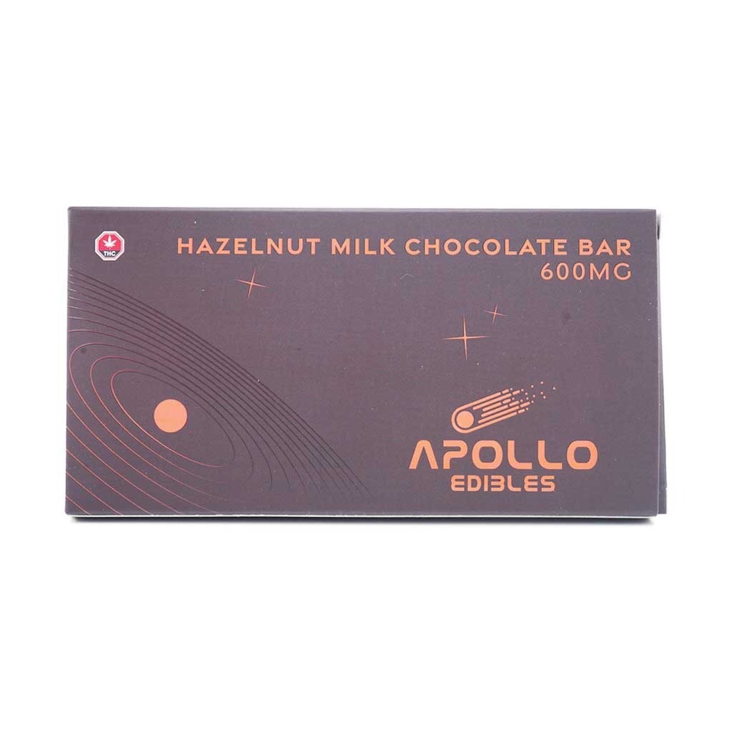 Apollo 600mg THC Bar - Hazelnut Milk Chocolate 4 Apollo 600mg THC Bar - Hazelnut Milk Chocolate - Image 2